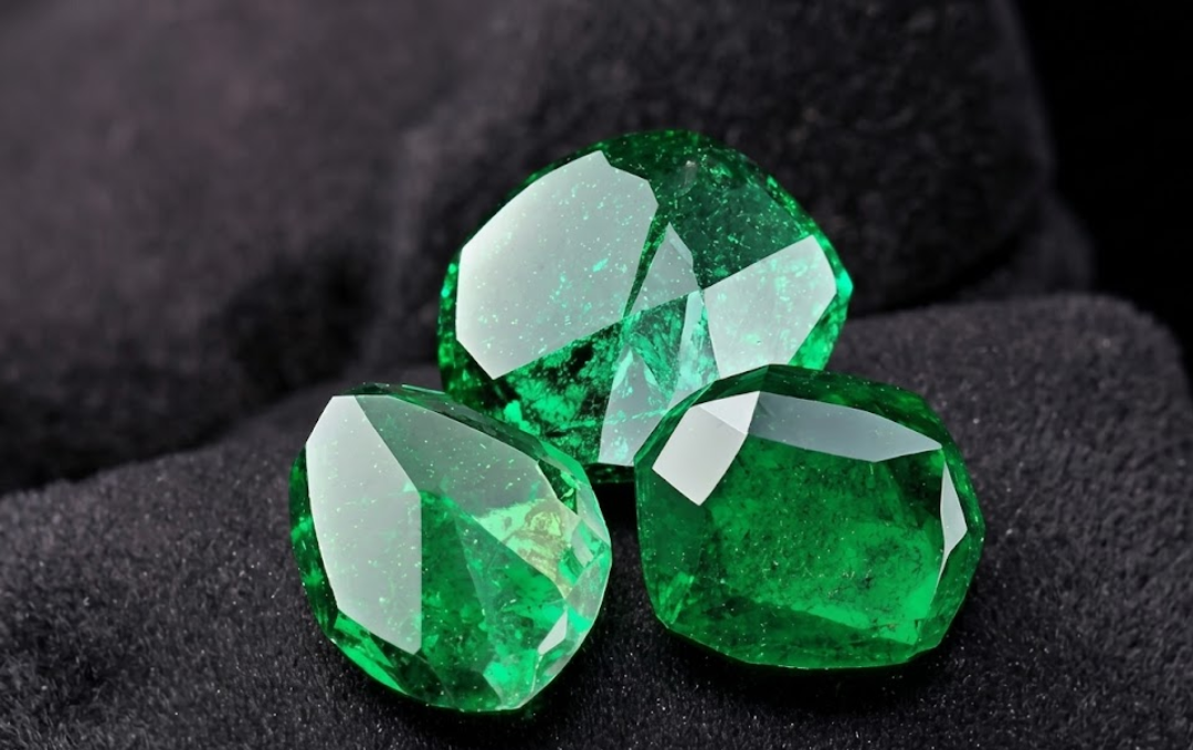 Manufacturer, Exporter, Importer, Supplier, Wholesaler, Retailer, Trader of Emerald (Panna) Gemstone in New Delhi, Delhi, India.