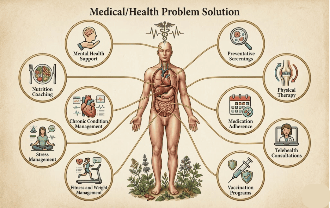 Service Provider of Medical/Health Problem Solution in New Delhi, Delhi, India.