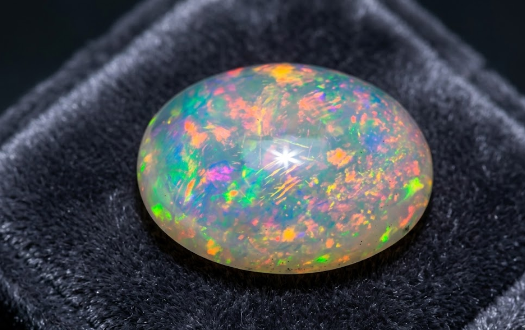 Manufacturer, Exporter, Importer, Supplier, Wholesaler, Retailer, Trader of Opal Gemstone in New Delhi, Delhi, India.