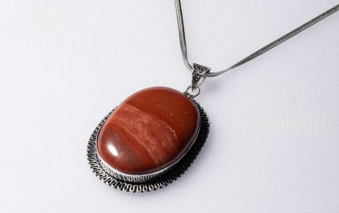 Manufacturer, Exporter, Importer, Supplier, Wholesaler, Retailer, Trader of Red Jasper Pendant in New Delhi, Delhi, India.